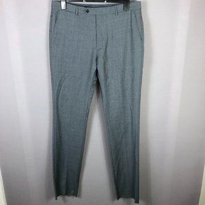 Tommy Hilfiger Blue Micro Square Dress Pants Size 36W